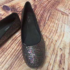 Cupcake Coutour Multi Sparkle Ballerina Shoe flat Never worn. Size 5 Med…